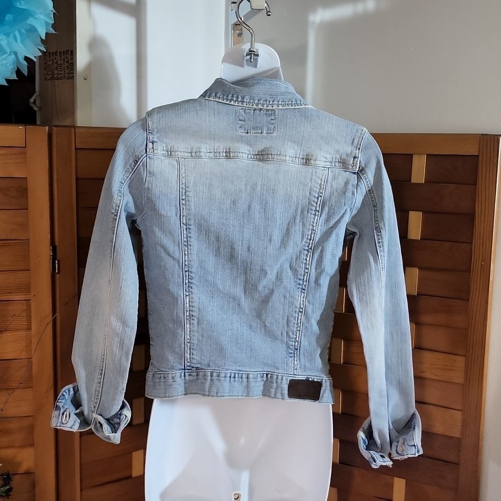 Abercrombie girls denim jean jacket - Picture 4 of 10